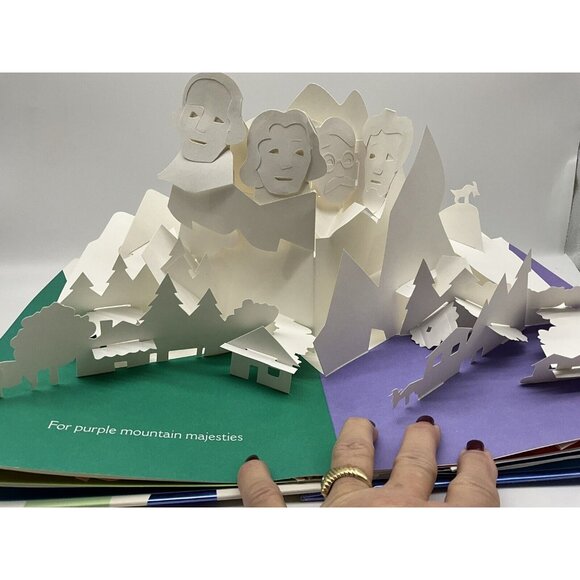 America the Beautiful by Robert Sabuda Pop-Up Book 2004 Little Simon Publisher - Picture 11 of 16